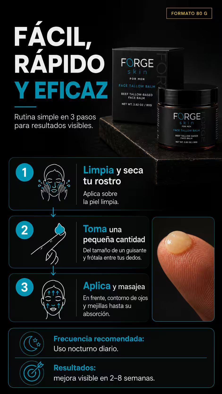 Bálsamo FORGE SKIN anti arrugas y manchas😲