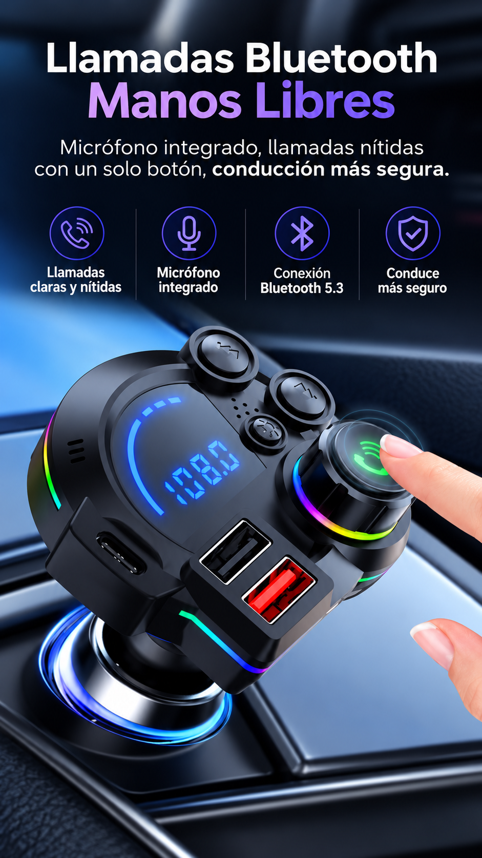 AutoFusion™ Pro "Todo tu auto conectado en un solo dispositivo." 🚘