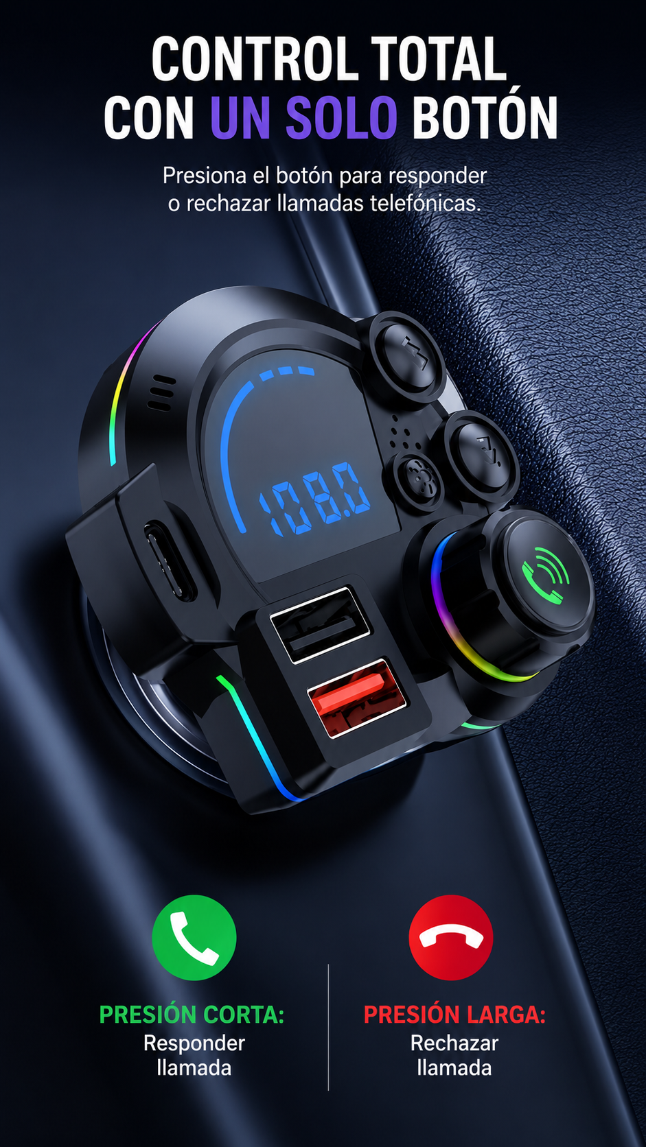 AutoFusion™ Pro "Todo tu auto conectado en un solo dispositivo." 🚘