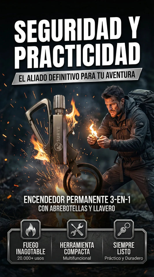 Encendedor Permanente 3 en 1